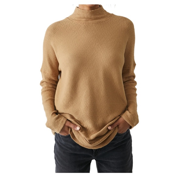 NWT Free People We The Free Casey Tunic Dress in Tiger Eye, Size S - Picture 2 of 12